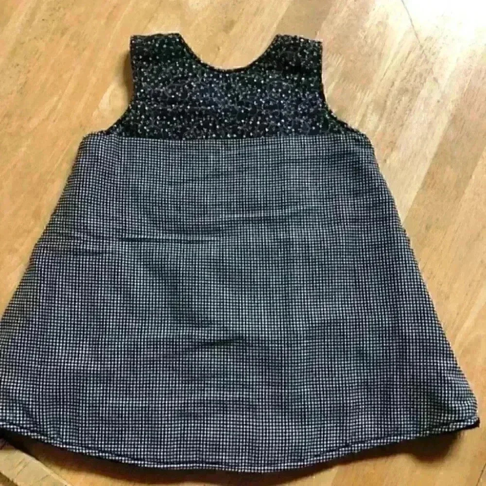 Fall Halloween inspired pinafore dress 2-3 cottage - Picture 6 of 8